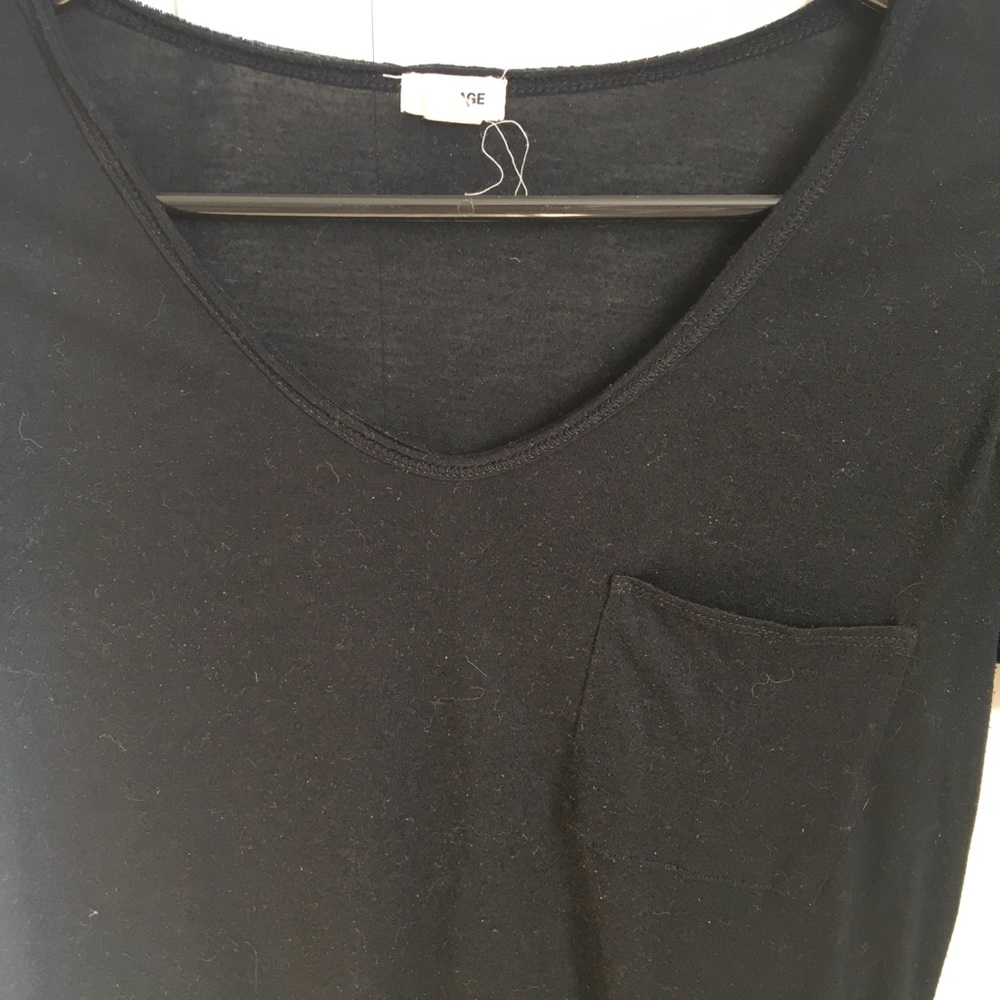 3/$25 basic black tee - Picture 4 of 4